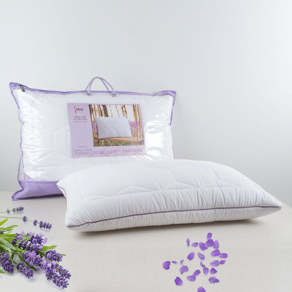 Lavender With Suede Fabric And Micro Fibre Inside Pillow | Pillow For The Best Sleep