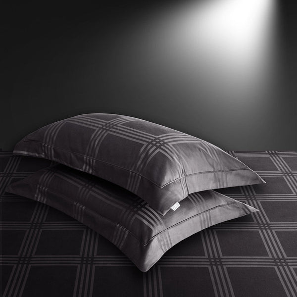 750 Tc Italian Jcq Stripe 100% Cotton |  Cotton Bedding Sets