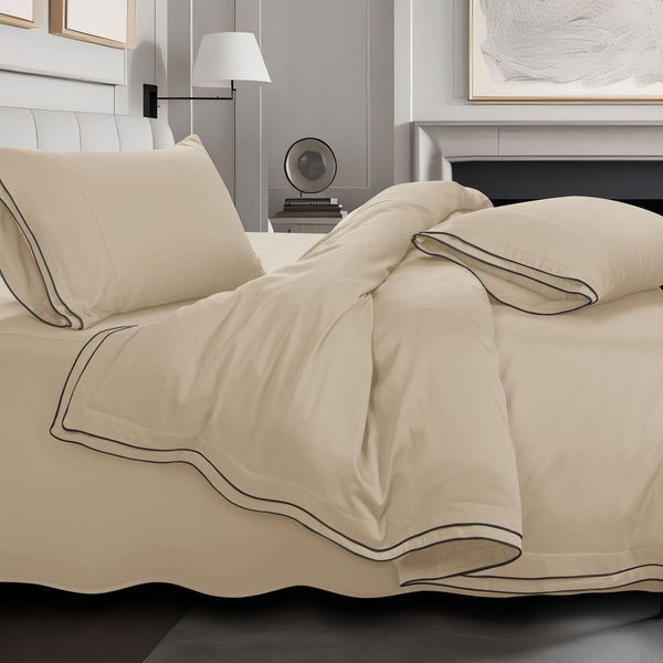 Premium 500 TC 100% Cotton Dolce Vita Bedding Collection - Luxurious Comfort | Premium Bedsheet Dolce Vita