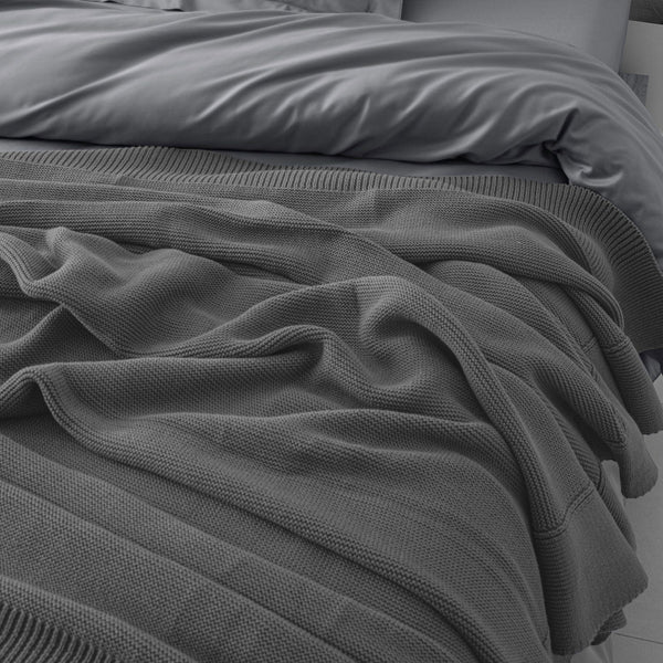 100% Cotton Knitted Blanket