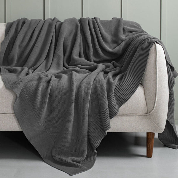 100% Cotton Knitted Blanket