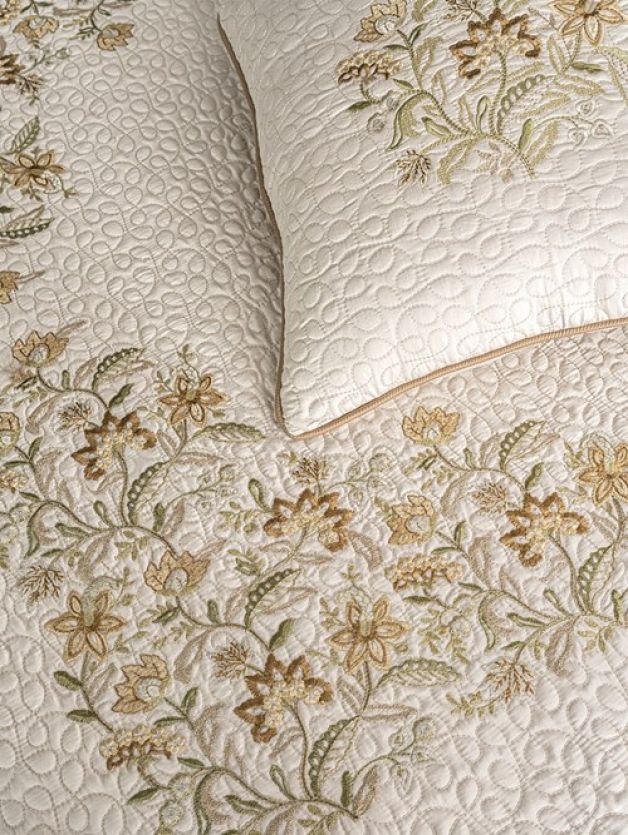 Decorative Bedspread  Floret Ecru EBC30-FLORET-ECRU