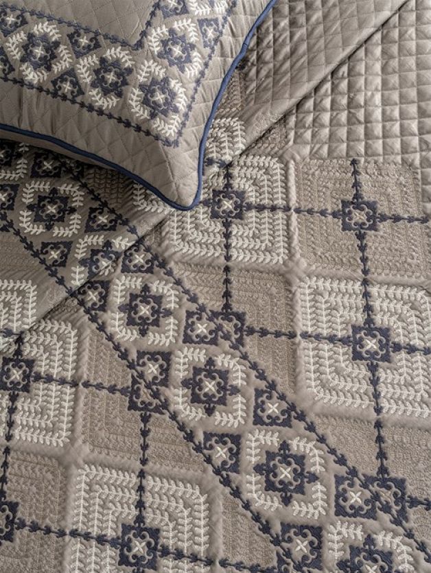 Decorative Bedspread  Diamond Graphite EBC35-DIAMOND-GRAPHITE