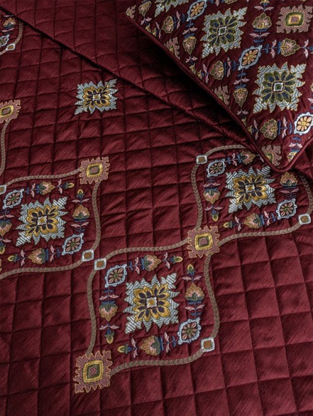 Decorative Bedspread  Persia Wine EBC39-PERSIA-WINE