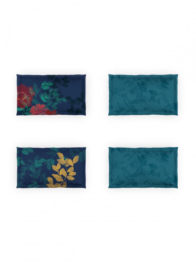 Vivid Florals NAVY PEONY
