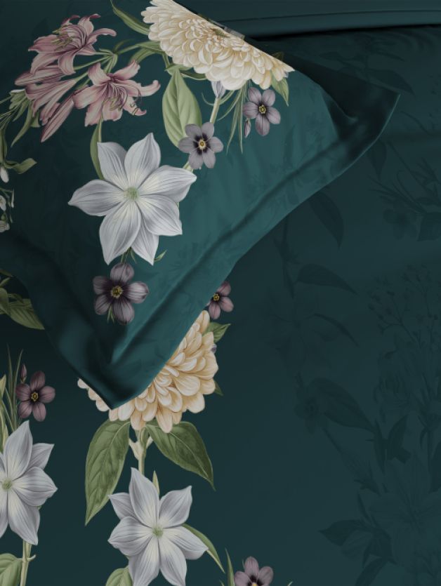 Florivine Deep Teal Deep Teal