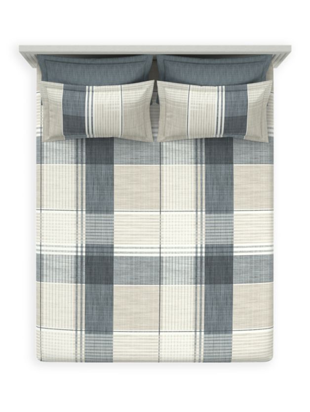 Plaid Plush Blue Mirage Blue Mirage