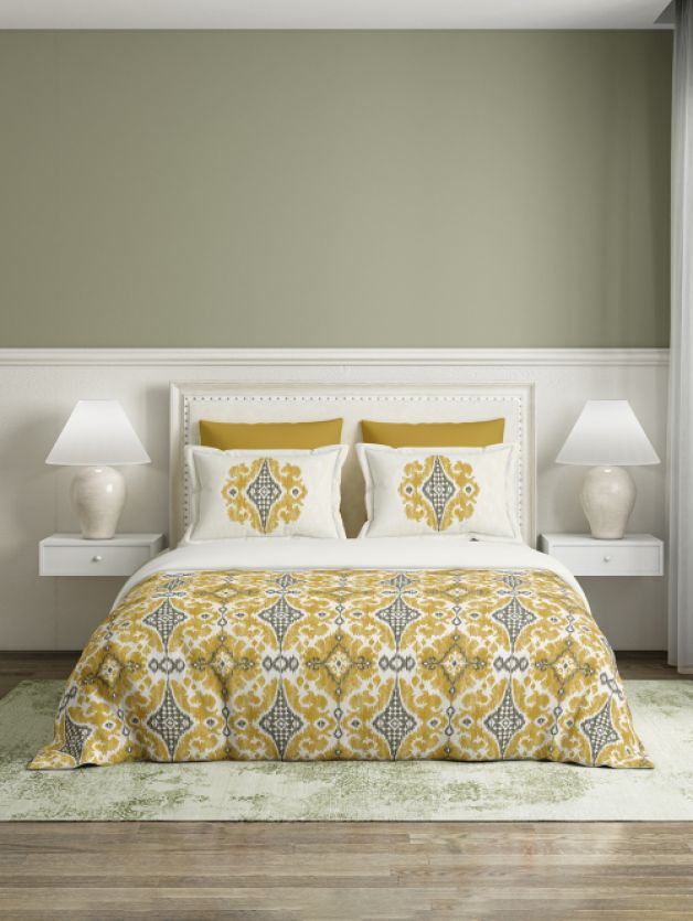 Ikkat Oil Yellow Oil Yellow