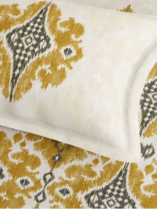 Ikkat Oil Yellow Oil Yellow