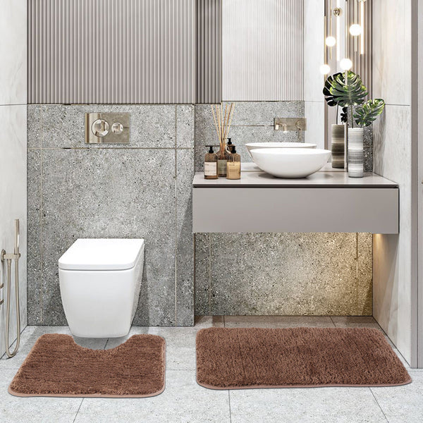 Ultra Soft Microfiber Anti Skid Bathmats