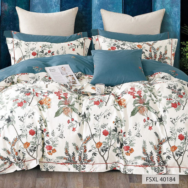350 Tc Cotton Prints Bedding Collection | Super King Size Bedsheets