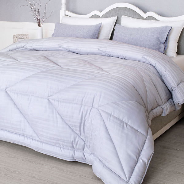 White Cottage Lightweight Ready To Use Quilt, Comforter