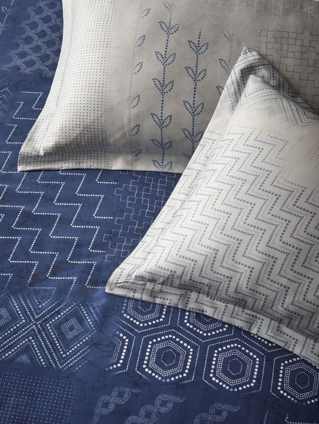 Ethnic Patch CLARET BLUE