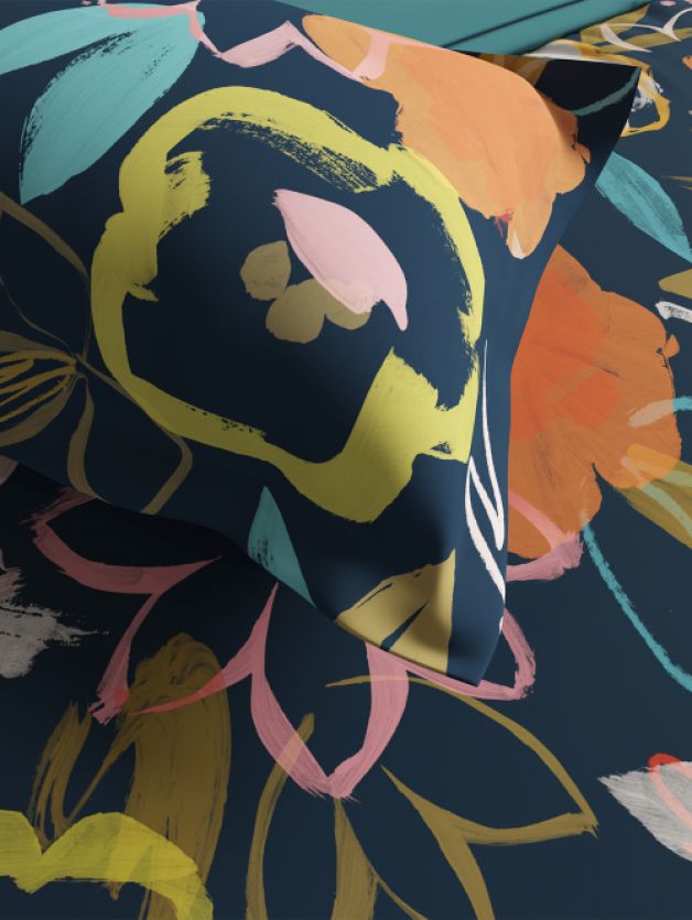 Urban Blooms DARK BLUE
