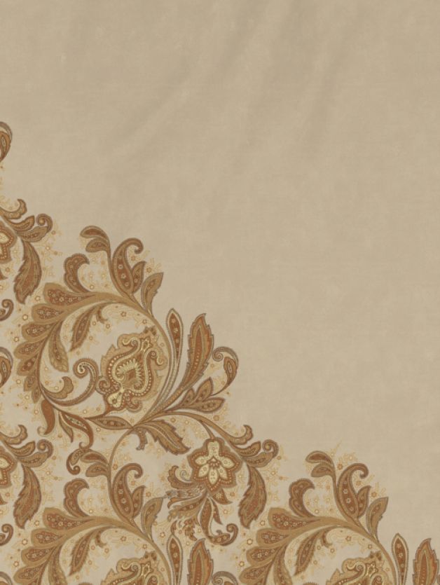 Royal Paisley BRONZE BROWN