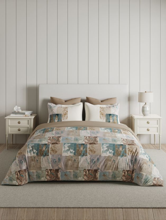 Botanic Patch Pastel Turquoise Pastel Turquoise