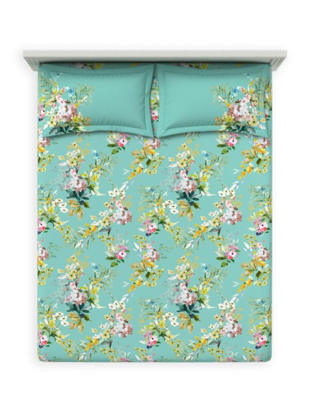 Floral Bliss Ocean Wave Ocean Wave