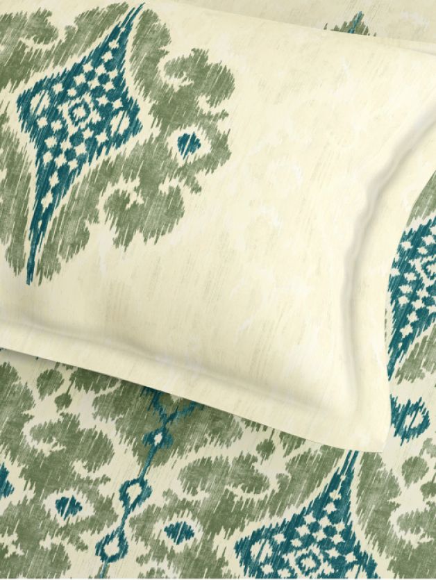 Ikkat Fair Green Fair Green