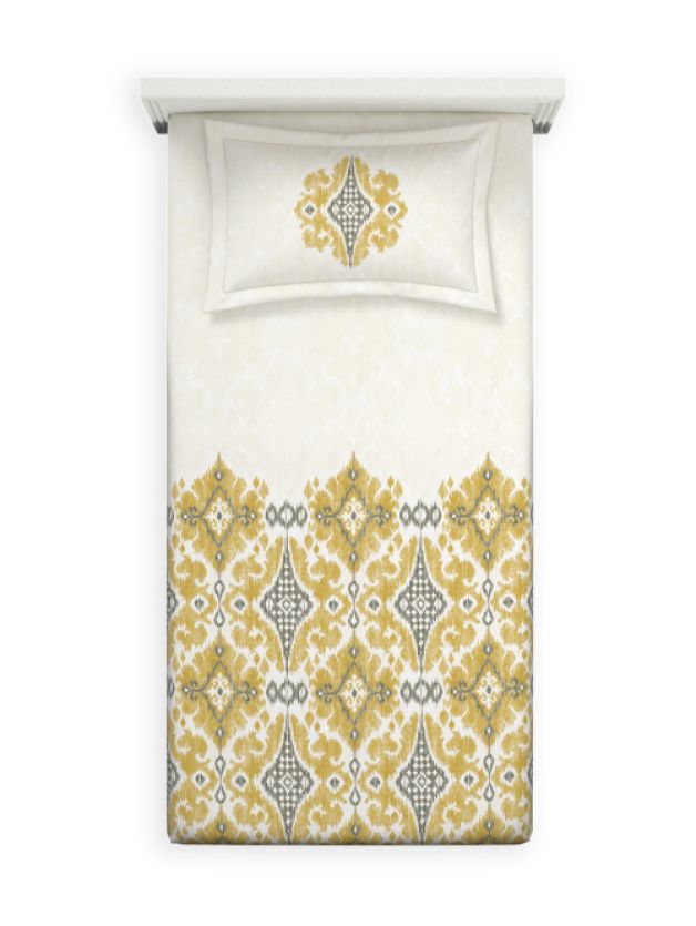 Ikkat Oil Yellow Oil Yellow