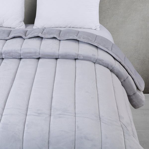 Reversible Extreme Winter Quilt - Moon Walker - Ultra Soft Arctic Polar Fleece